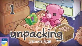 Unpacking iOSAndroid Gameplay Walkthrough Part 1 by Humble Bundle  Witchbeam [upl. by Ck]