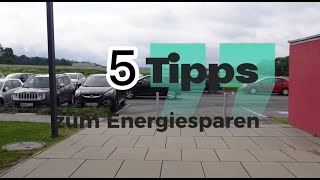 5 Tipps zum Energiesparen in und rund um die Schule [upl. by Saravat]