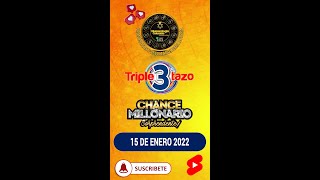 TRIPLETAZO  SUPERCHANCE PARA HOY 15 de enero 2022 DIRECTO Shorts [upl. by Anaz]