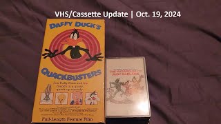 VHSCassette Update  October 19 2024 [upl. by Soigroeg268]