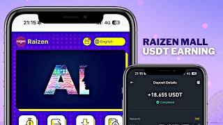 Raizen Mall  Best Usdt Earning Site 2024  Legit Usdt Investment Platform [upl. by Afihtan]