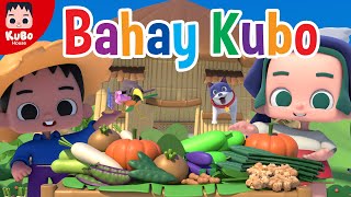 BAHAY KUBO with Lanie and Ollie  Animated Filipino Folk Song with lyrics Kubo House [upl. by Eibob737]