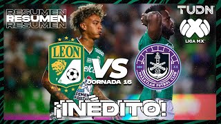 HIGHLIGHTS  León vs Mazatlán  Liga Mx AP2024  J16  TUDN [upl. by Asyal744]