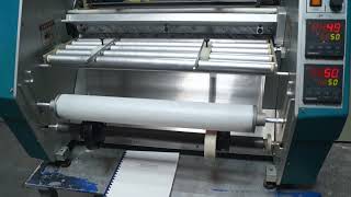 Thiokol Dynachem Model 300 Dry Film Photoresist Laminator 24quot Wide testing [upl. by Witty]