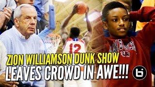 Zion Williamson Dunk Show Leaves Crowd in Awe 358 in Front of Roy Williams [upl. by Balbur248]