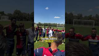 Mister Pisacane e i suoi ragazzi 🥹❤️💙 cagliari cagliaricalcio primavera1tim [upl. by Oiled]