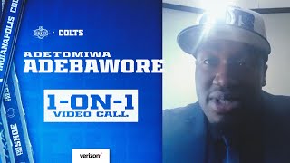 2023 Draft Pick  DT Adetomiwa Adebawore OneOnOne Interview [upl. by Opportuna]