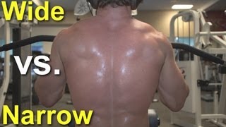 Wide vs Narrow Grip  Lats Advice [upl. by Holsworth]