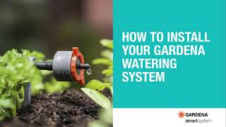 How to install an automatic GARDENA MicroDrip System [upl. by Aschim]