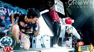 Crown The Empire  quotHologramquot LIVE  Warped Tour 2016 [upl. by Yblehs]