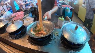 How to Make Casseroled Shrimp King Prawns Glass Noodle  Goong Ob Woonsen  Street Food in Thailand [upl. by Champagne302]