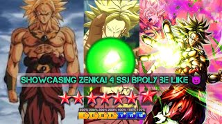 Return of the Legendary Super Saiyan Showcasing Zenkai 4 Super Saiyan Broly in Dragon Ball Legends [upl. by Gisella]