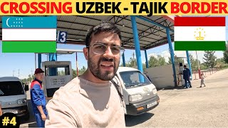 CROSSING Uzbekistan  Tajikistan Border 🇺🇿🇹🇯 I How they treat INDIAN [upl. by Barbour]