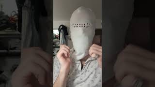 make this Donda x Rorschach mask with me mask colorchanging dcuniverse rorschachmovie diy fyp [upl. by Juetta]