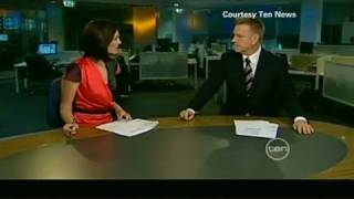 CNN TV anchors Belinda Heggen and Mark Aiston behaving badly [upl. by Ahseka]