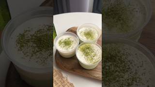 Pana cotta matcha shortvideo howtomakecakecreamathome cakerecipe cake [upl. by Lilly519]