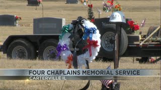 Four Chaplains Memorial Service held in Carterville [upl. by Rehposirhc]