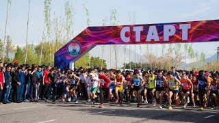 Run the Dushanbe Half Marathon in 2018 [upl. by Suivatra]