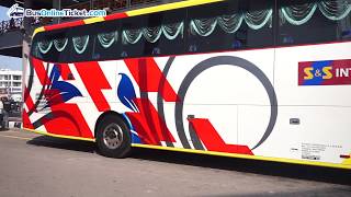 SampS International Express  Bus to Mersing Johor Bahru amp Malacca [upl. by Arebma]