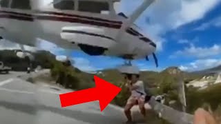 Terrifying Close Calls Planes Nearly HITTING People [upl. by Selden]