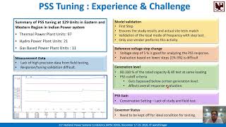 Experience of PSS Tuning in Indian Power System [upl. by Gnouhc]