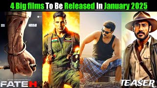 4 Big Bollywood Films Will Be Released In January 2025 [upl. by Asirak]