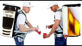 5Litre Backpack Drink Dispensing Ultimate Portable Beverage Solution 🥤 BackpackDrinkDispensing [upl. by Ennovahc]