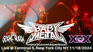 Babymetal amp Scene Queen  Charli XCX LIVE  SOLD OUT Terminal 5 New York City NY 11182024 [upl. by Arol544]