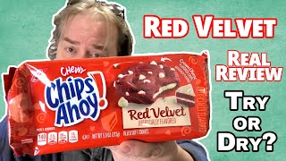 quotChewy Chips Ahoy RED VELVET  Honest Review and Taste Testquot [upl. by Slaby447]