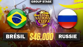 50000  NATION CUP  RUSSIE vs BRESIL  GROUP STAGE [upl. by Mada]