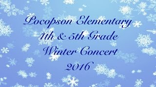 Pocopson Elementary Strings Band amp Chorus Winter Concert 2016 [upl. by Durston224]