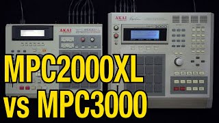 Akai MPC2000XL versus MPC3000 Sound Comparison Shoot Out [upl. by Asteria]