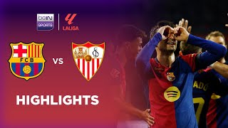 Barcelona 51 Sevilla  LaLiga 2425 Match Highlights [upl. by Gombosi]