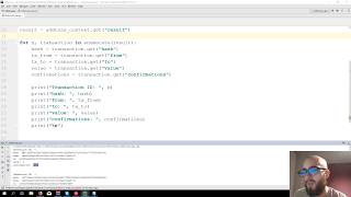 PendingConfirmed transactions  Etherscan api with python 3 tutorial 2 [upl. by Atiner884]