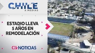 CHILE A MEDIAS  Estadio municipal de Melipilla que lleva 5 años en remodelación [upl. by Dickie]