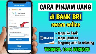 Cara Pinjam BRI Online  Pinjam KUR BRI Online [upl. by Akcir270]