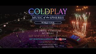 Music Of The Spheres World Tour 2025  India  Coldplay [upl. by Leschen]