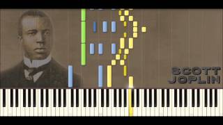 Scott Joplin Piano Rags Rose Leaf Rag  Ragtime 22 Piano Tutorial [upl. by Laitselec]