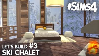 SKI CHALET in Die Sims 4 bauen 3  Modernes Winter Ferien Haus mit allen Packs [upl. by Coulter207]