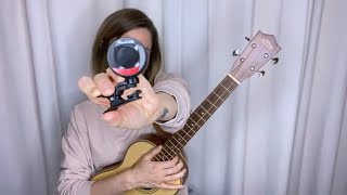 How To Tune A Baritone Ukulele DGBE  Tutorial for Beginners [upl. by Nobe]