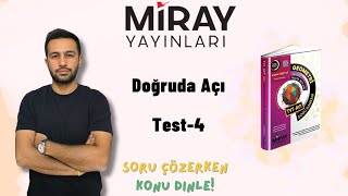 Miray Yayınları TYT AYT Geometri Doğruda Açı Test4 [upl. by Acireh689]