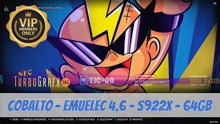 Cobalto EmuELEC 64GB  GTKING S922X  EmuELEC 46 [upl. by Annael167]