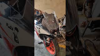 RC 200 accident bike work👍 rc200 bike bikeworketamil rc200work tamil [upl. by Dasa797]