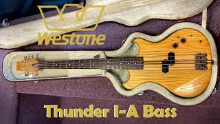 My Gear 1982 Westone Thunder IA Bass Guitar [upl. by Naujaj]