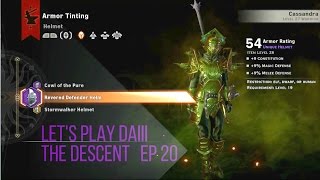 Lets Play Dragon Age The Descent Ep 20 Revered Defender Armor [upl. by Surtemed639]