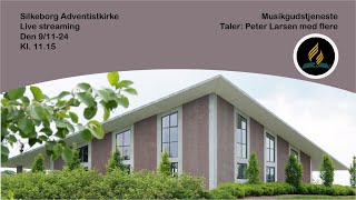 Silkeborg Adventistkirke d 91124  Musikgudstjeneste  Peter Larsen med flere [upl. by Llenod]