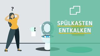 Spülkasten entkalken So gehts  GCP Ratgeber mit Audiodeskription [upl. by Valsimot]