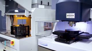 Wafer Metrology Measurement Tool Automated Semiconductor Wafer Handling Demo [upl. by Fakieh772]