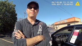 Cringeworthy Police Impersonation Arrest of Jefrey Scott Schultz [upl. by Acnaiv]