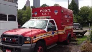 FDNY SPECIAL OPERATIONS COMMAND OR SOC VISIT FDNY RESCUE 7 amp A RIDE ON ROOSEVELT ISLAND TRAM [upl. by Ydnahs]